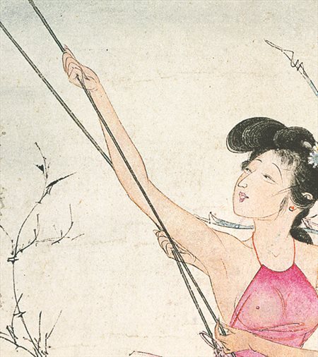 尖扎县-胡也佛的仕女画和最知名的金瓶梅秘戏图